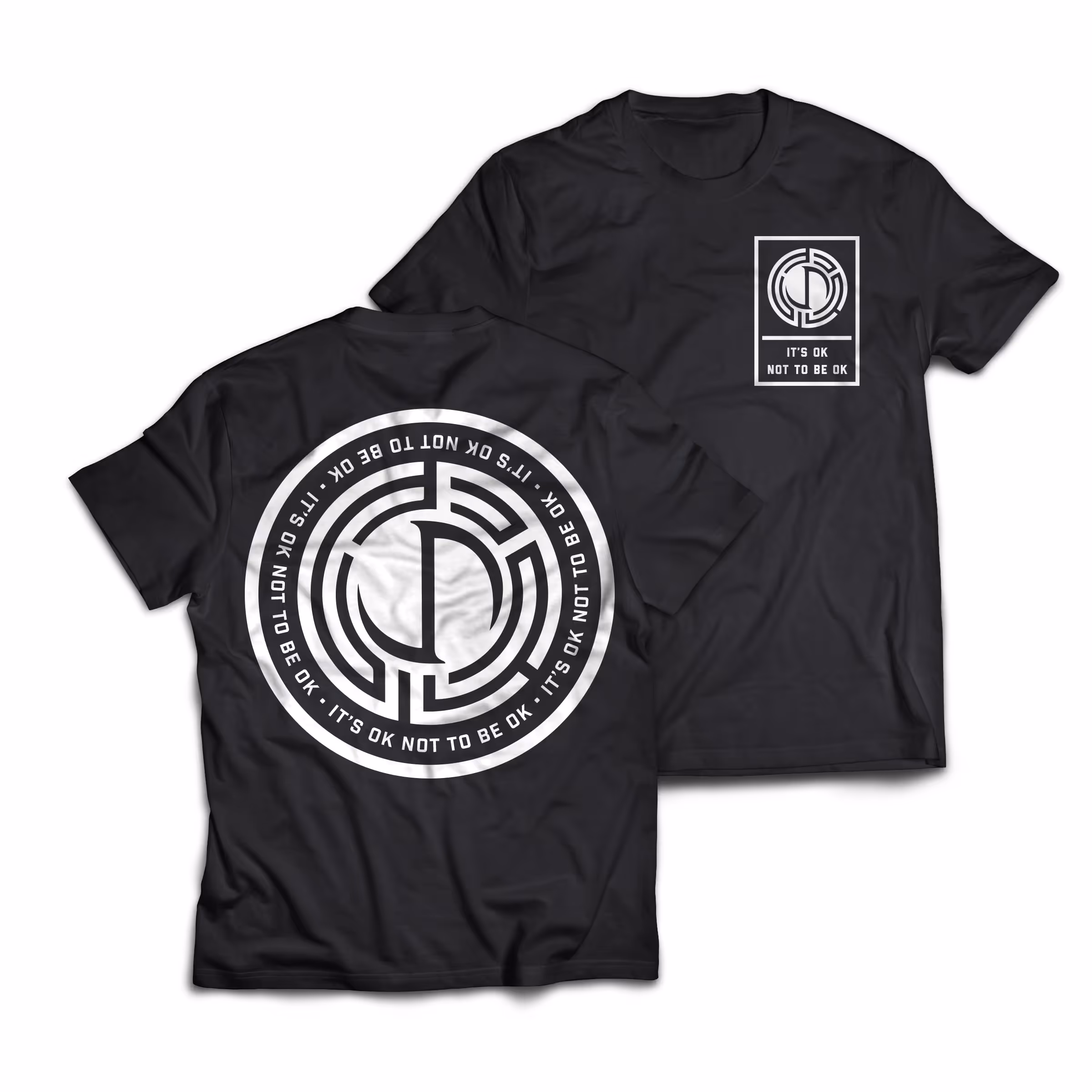 Black shirt with Jonathan Davis logo.