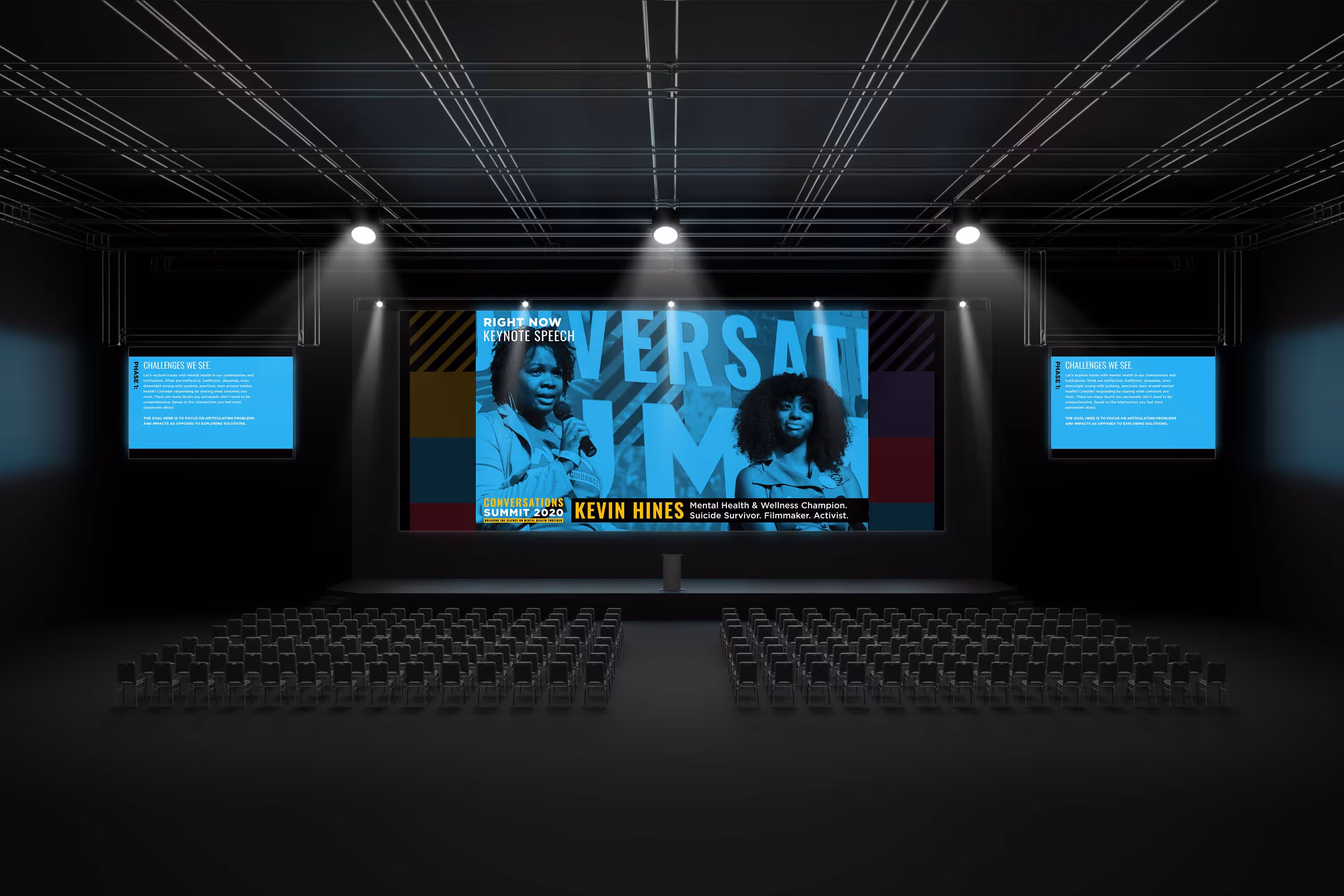 Conversations summit stage background graphic