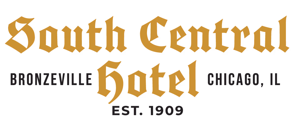 Logo of South Central Hotel Lockup in Chicago’s Bronzeville neighborhood.