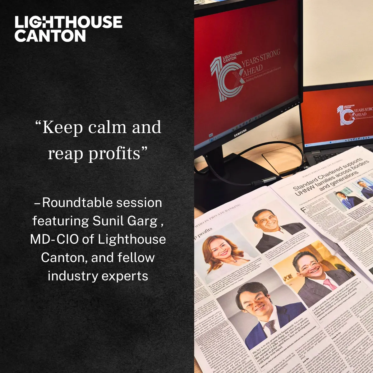 Sunil Garg Featured in Business Times Roundtable