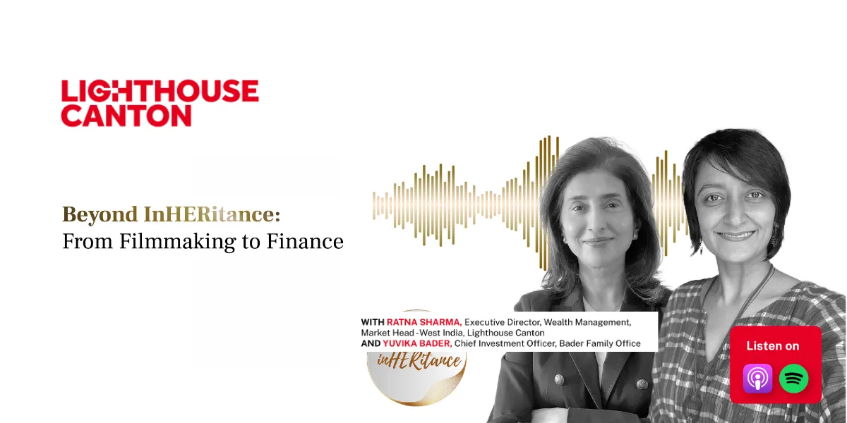 Ratna Sharma and Yuvika Bader, Lighthouse Canton podcast hosts, are shown in a headshot.