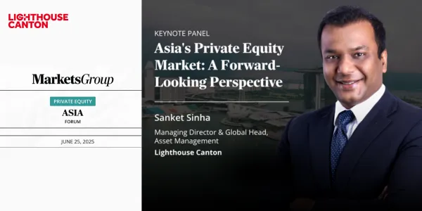 Sanket Sinha, Managing Director & Global Head, Asset Management.