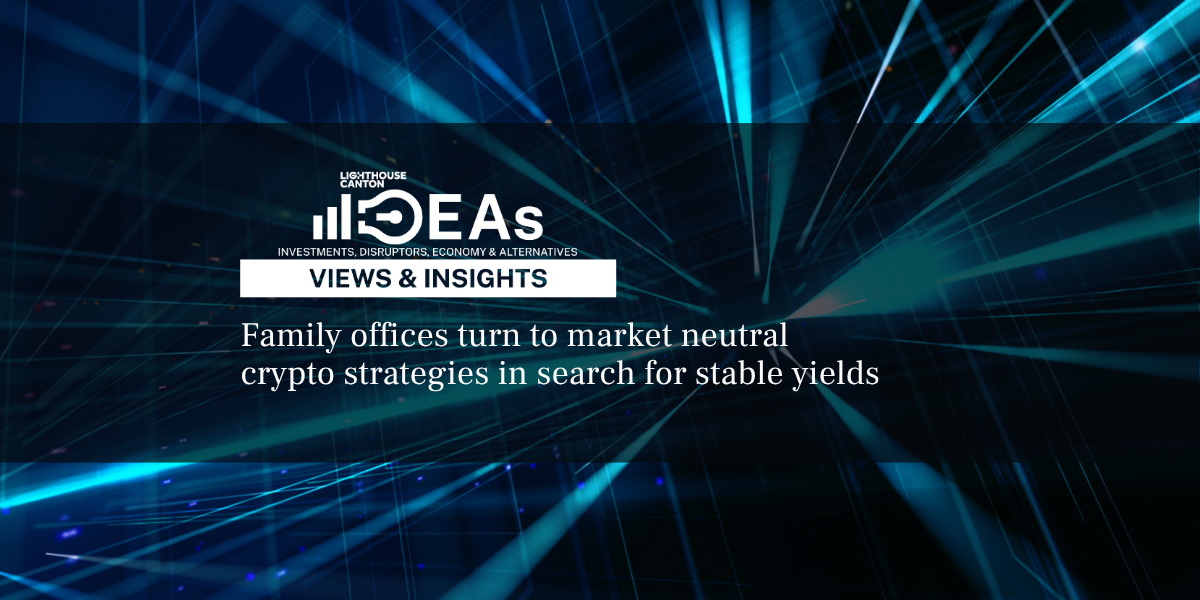 Lighthouse Canton logo, dynamic blue background.