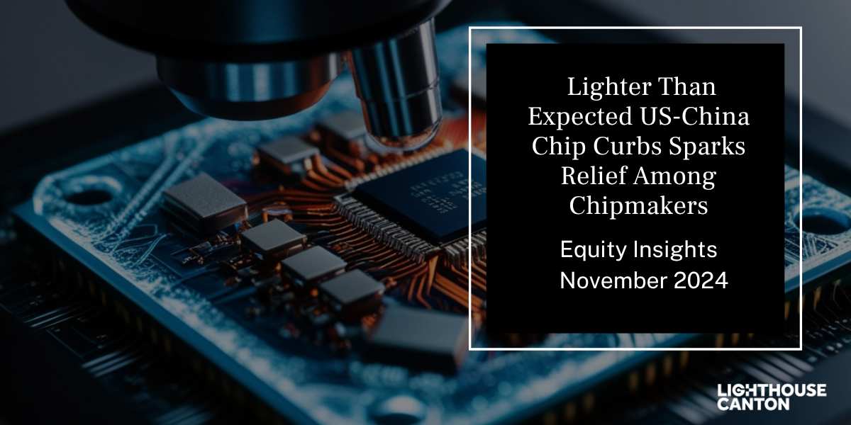 Chip Curbs Sparks Relief Among Chipmakers.