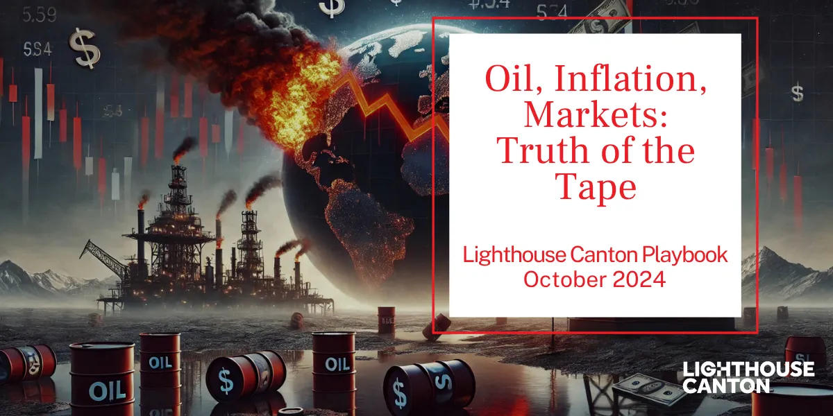 Oil, Inflation, Markets: Truth of the Tape.
