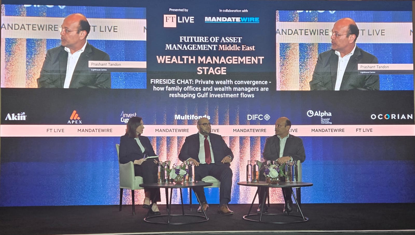 Prashant Tandon participates in a Fireside Chat about wealth management.