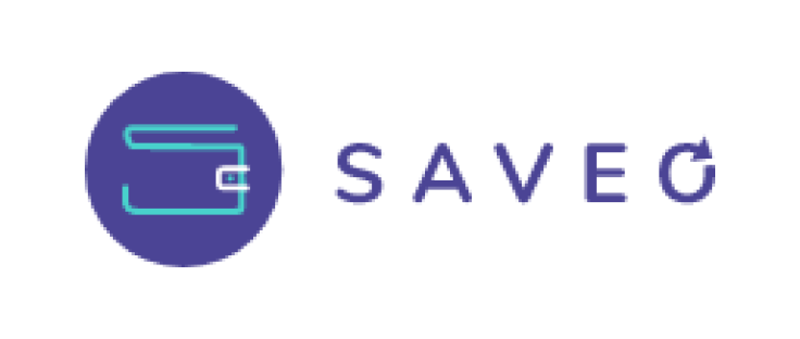 Saveo logo displayed on a white background.