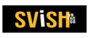 Svish logo, a stylized "S" with a flowing curve.