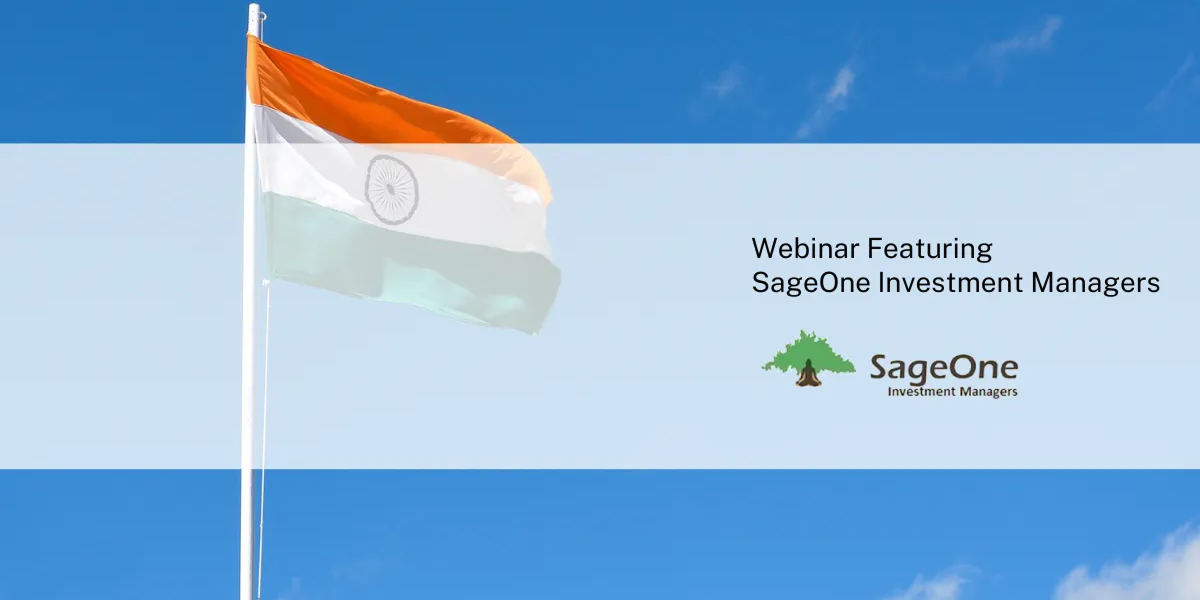 India flag flying against a blue sky.