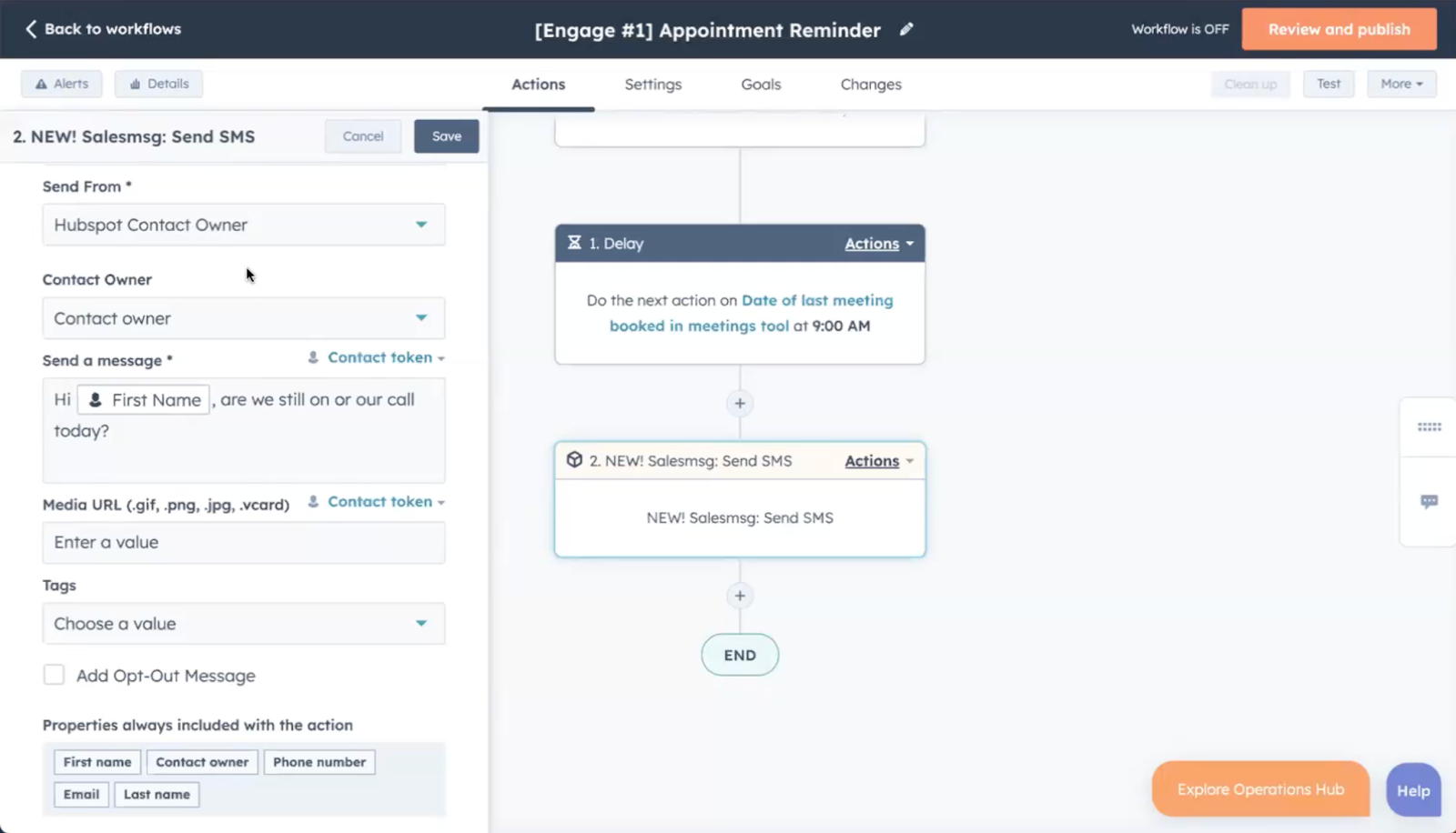 HubSpot Workflow Examples: Appointment Reminders for Customers