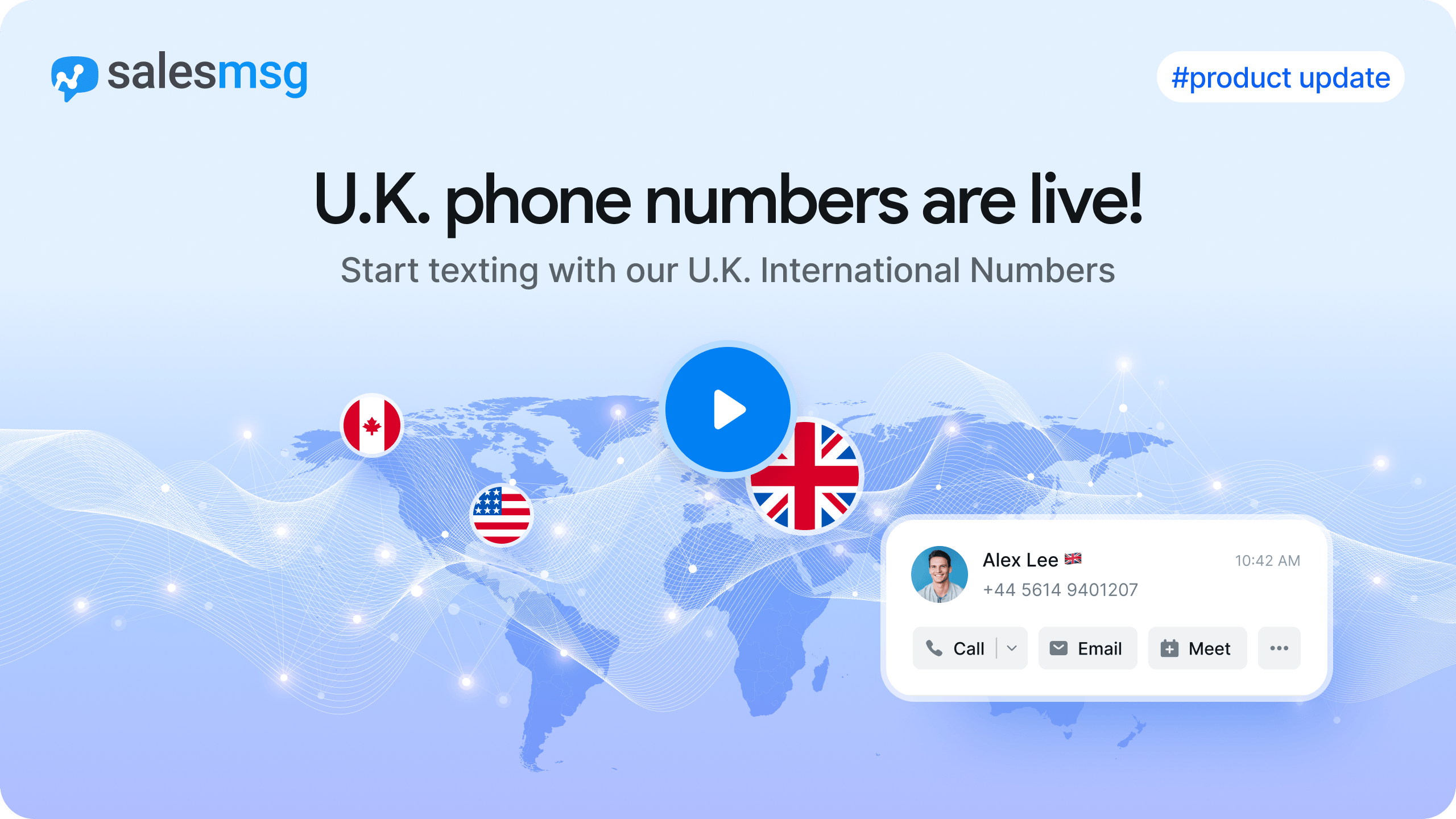 U.K. Phone Numbers Are Live! Start Texting with Our U.K. International Numbers