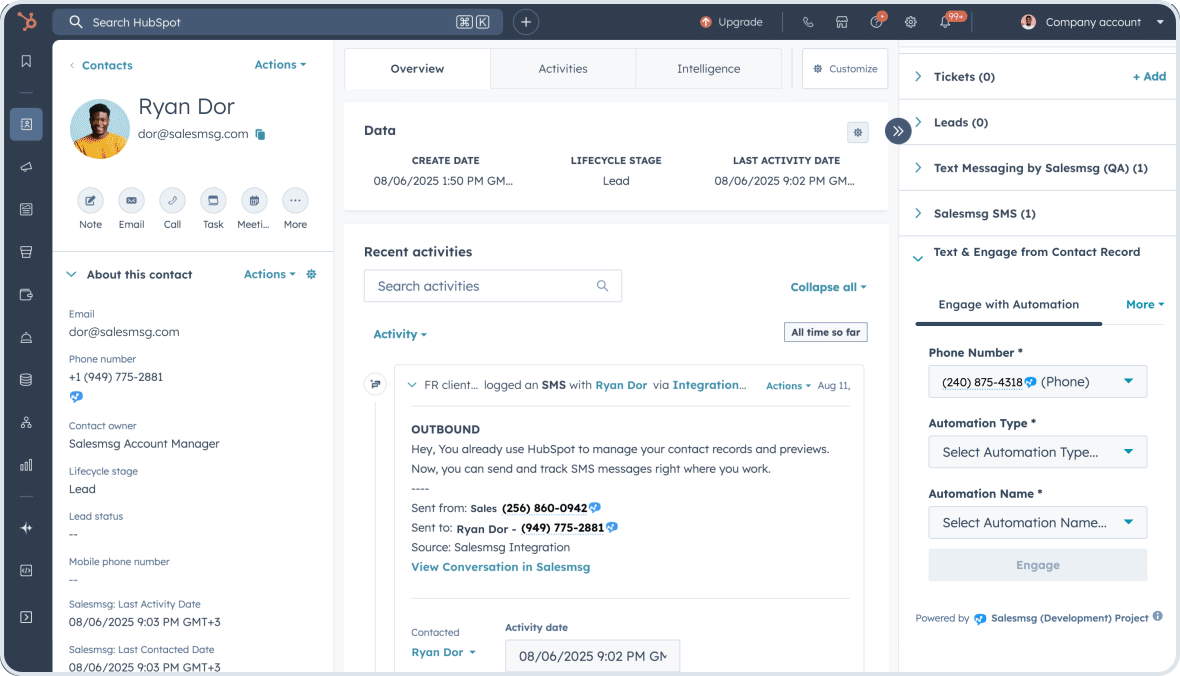 Faster, Easier Salesmsg-HubSpot Sync: Your Q3 Upgrades Are Here
