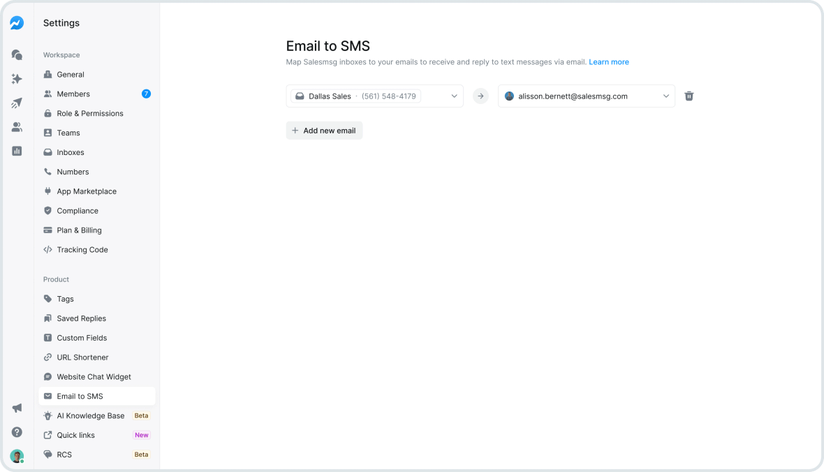 New Updates in Salesmsg 2.0: Smarter Ways to Manage Numbers, Inboxes, and Settings