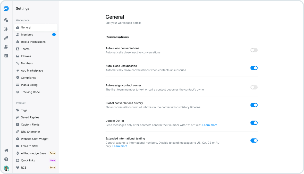 New Updates in Salesmsg 2.0: Smarter Ways to Manage Numbers, Inboxes, and Settings