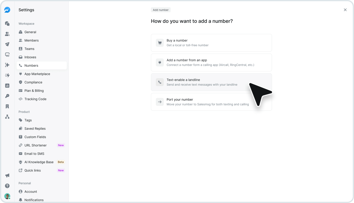 New Updates in Salesmsg 2.0: Smarter Ways to Manage Numbers, Inboxes, and Settings