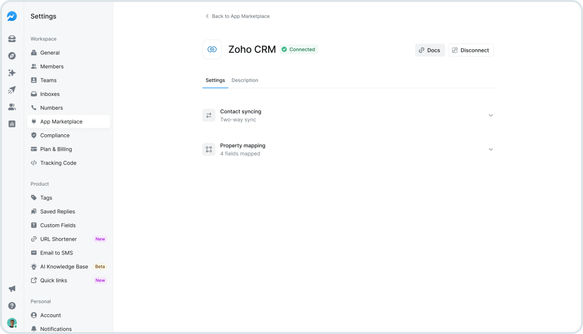 Explore the NEW Zoho CRM Integration in Salemsg