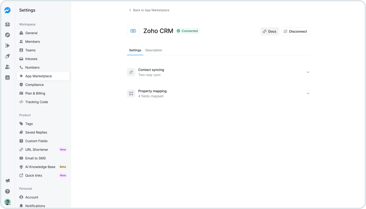 Explore the NEW Zoho CRM Integration in Salemsg