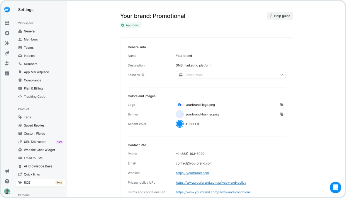 Deliver Rich, Branded Messaging with RCS in Salesmsg