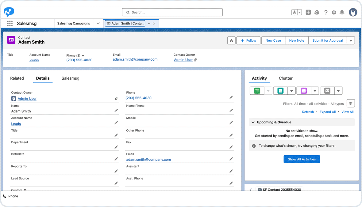 New Q4 2025 updates inside Salesforce: Automate Flows, Map Fields, and Connect Custom Objects with Salesmsg