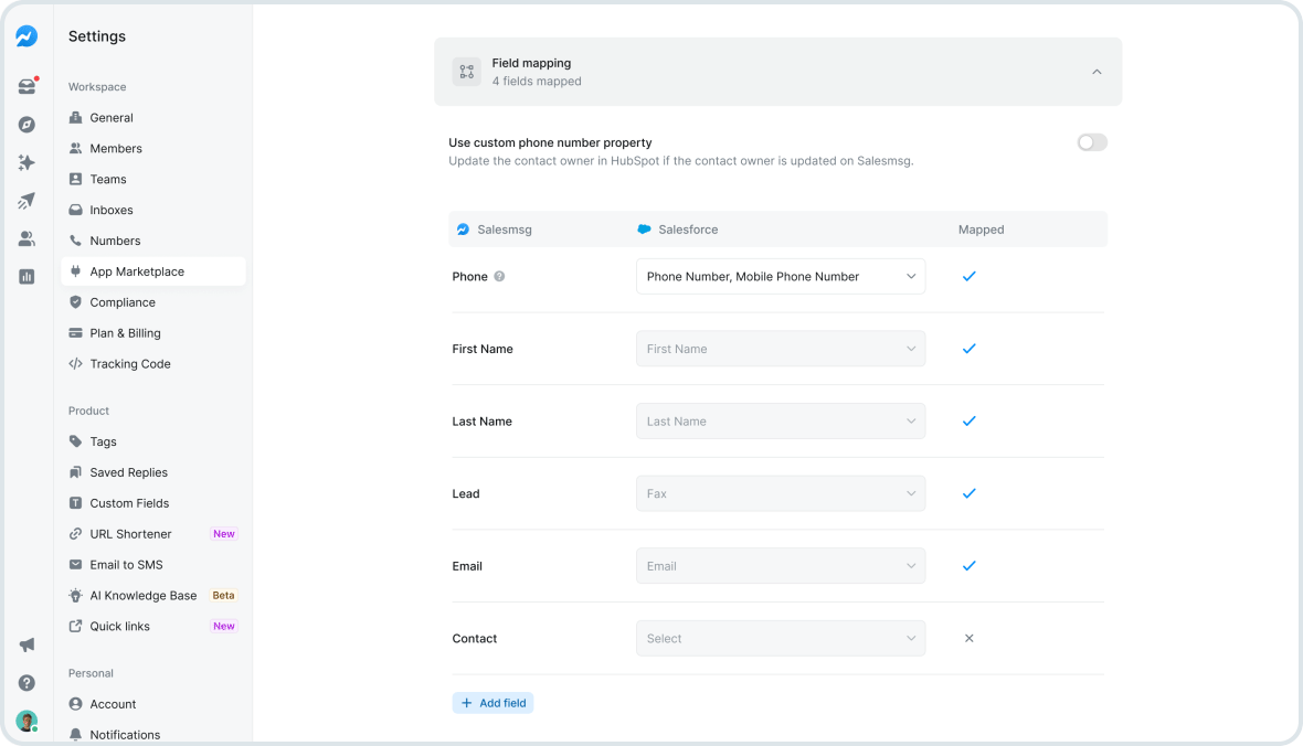 New Q4 2025 updates inside Salesforce: Automate Flows, Map Fields, and Connect Custom Objects with Salesmsg