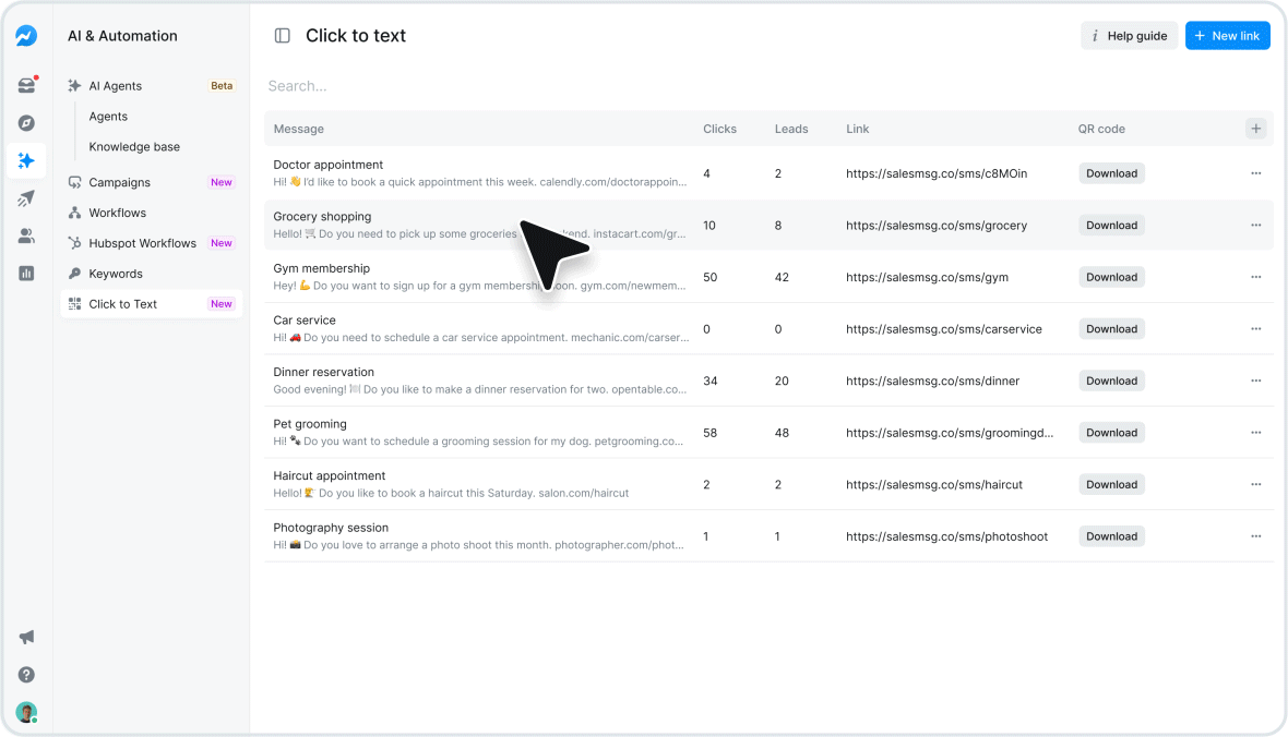 Boost Leads Instantly with Click-to-Text Links & QR Codes