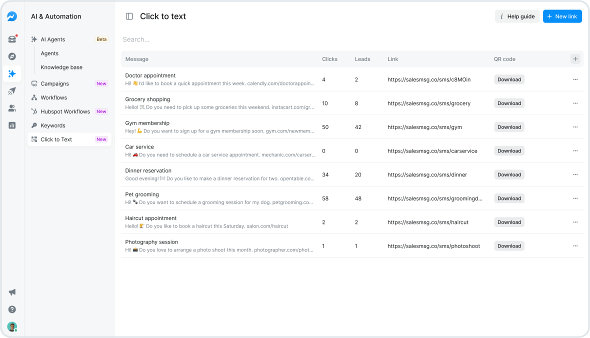 Boost Leads Instantly with Click-to-Text Links & QR Codes