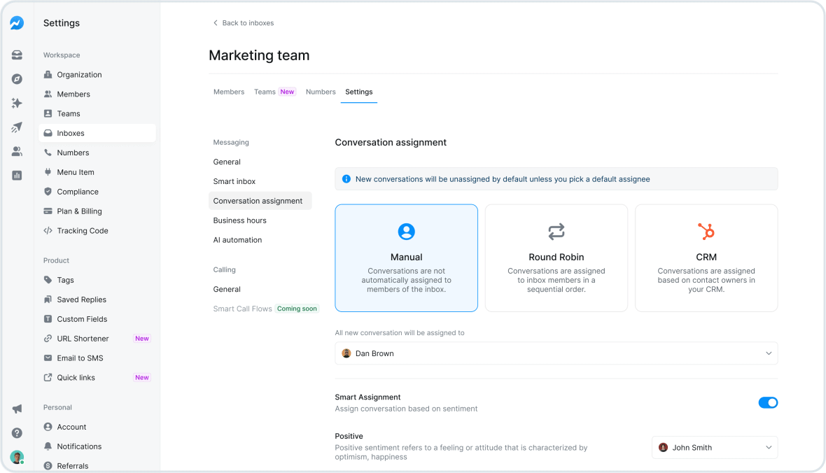 New Redesigned Inboxes – Create, Route, and Automate Conversations