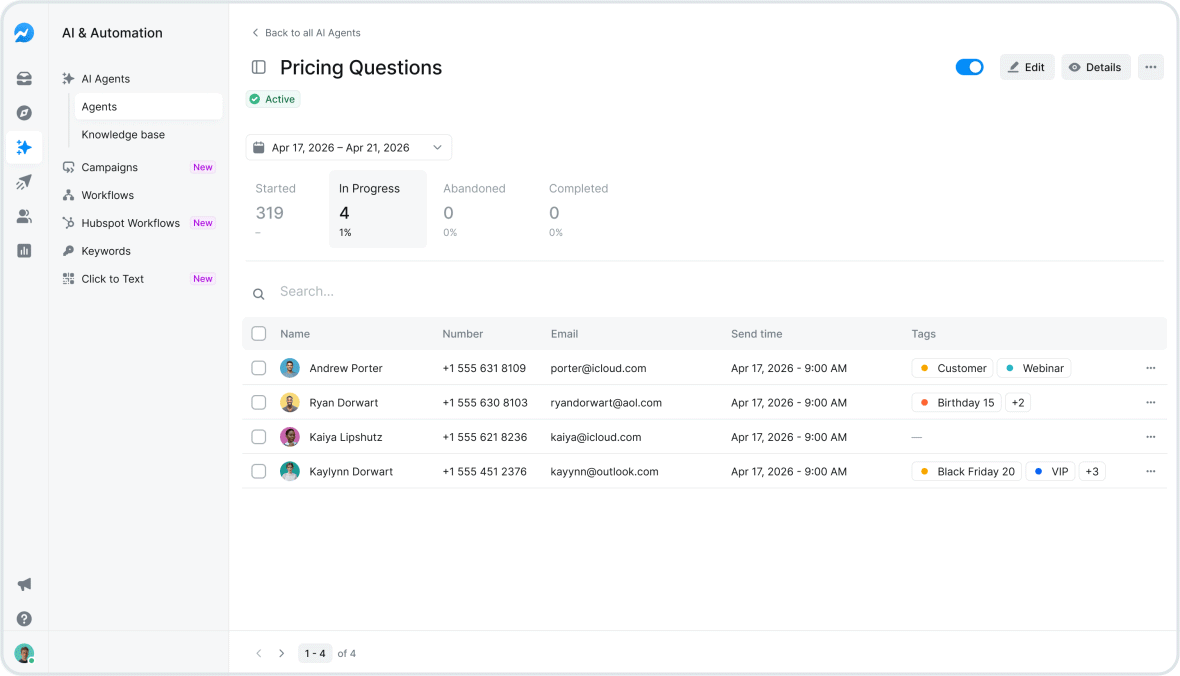Take Full Control of Your AI Agents at Every Stage