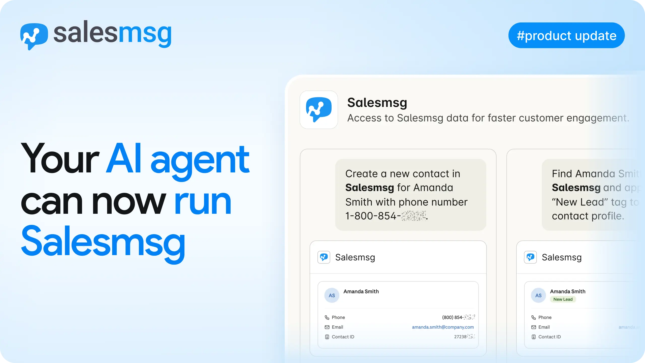 Run Salesmsg from Any AI Agent You Already Use