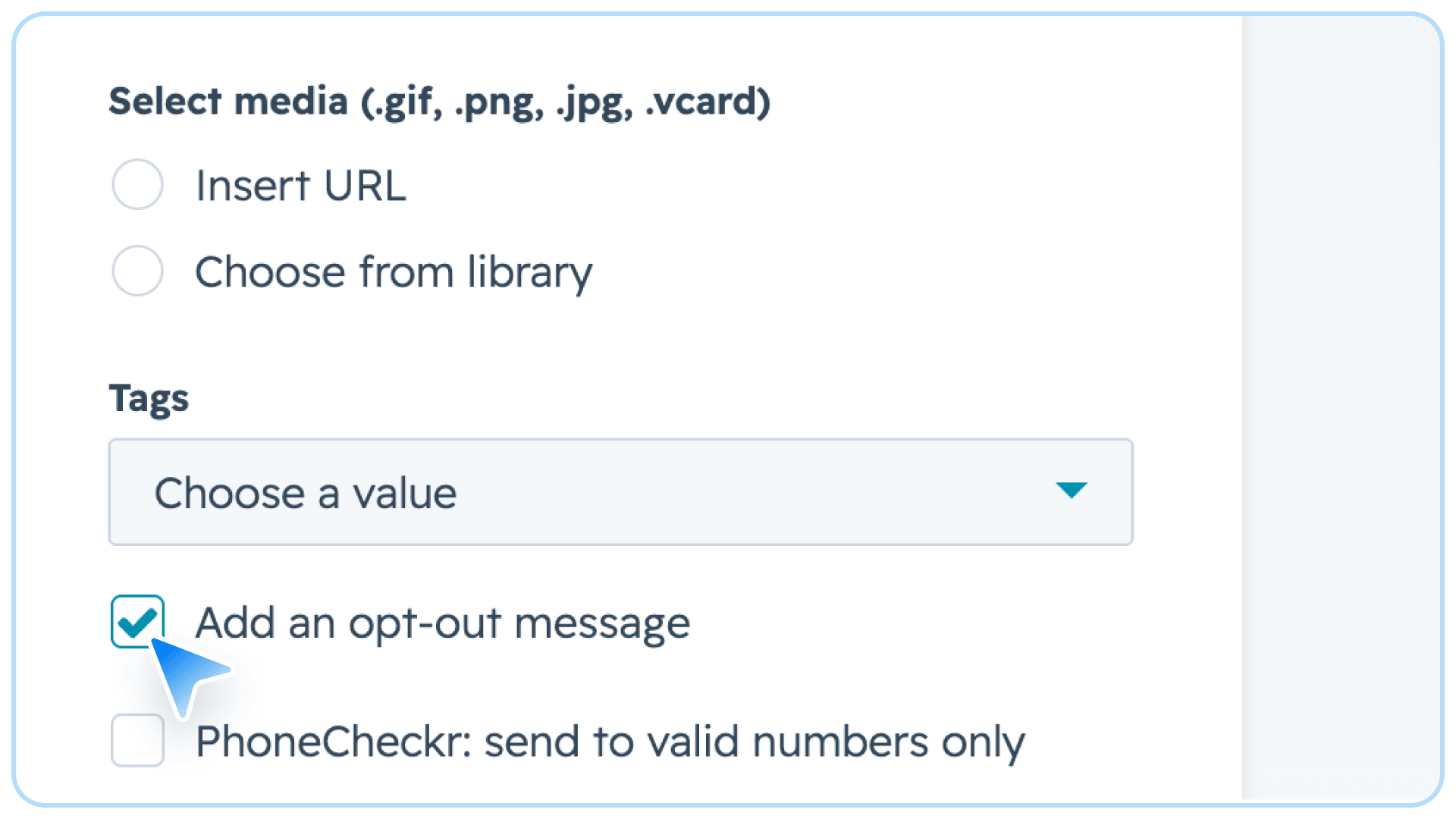 hubspot optout path