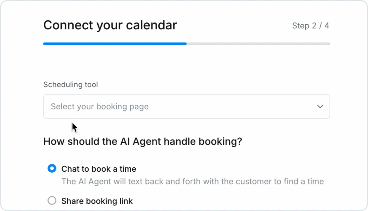Book HubSpot meetings automatically with your AI agent