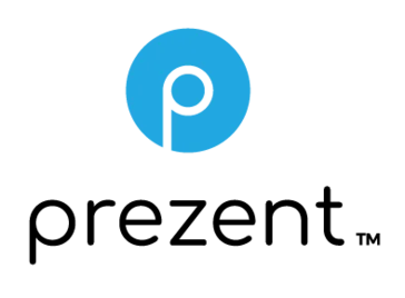 logo of a company named prezent