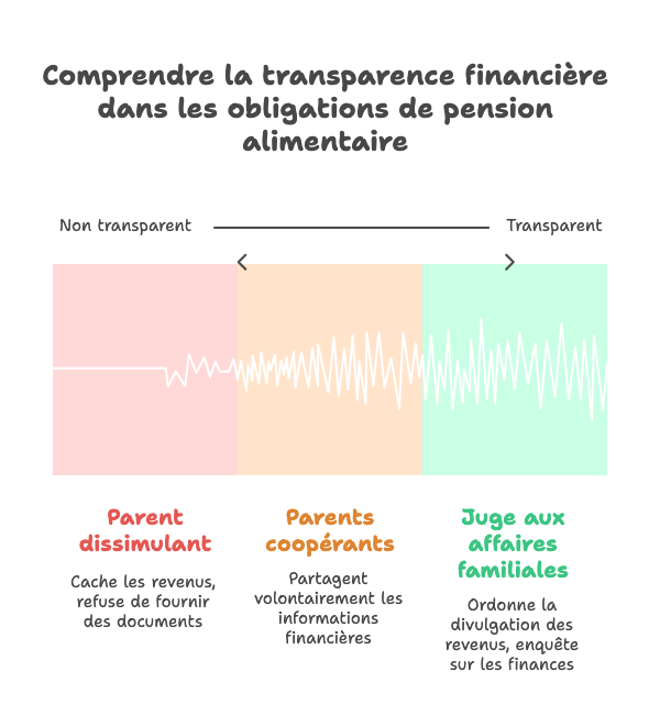 Pension alimentaire que faire si l’autre parent refuse de transmettre ses revenus ?