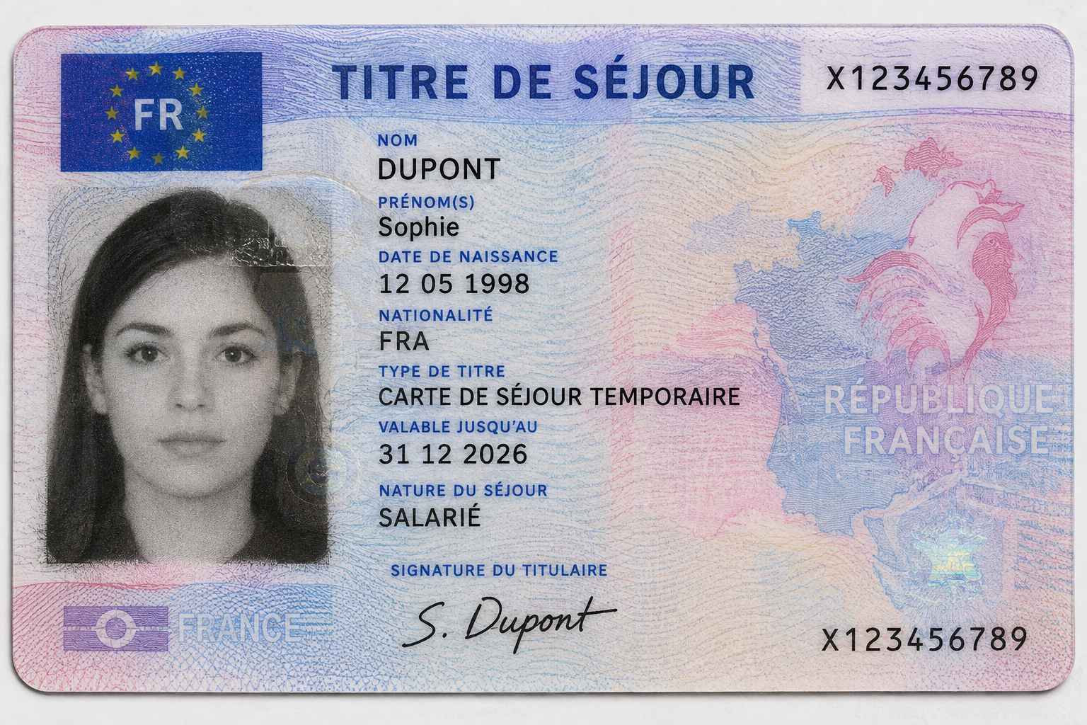 Titres de séjour pour travailler en France