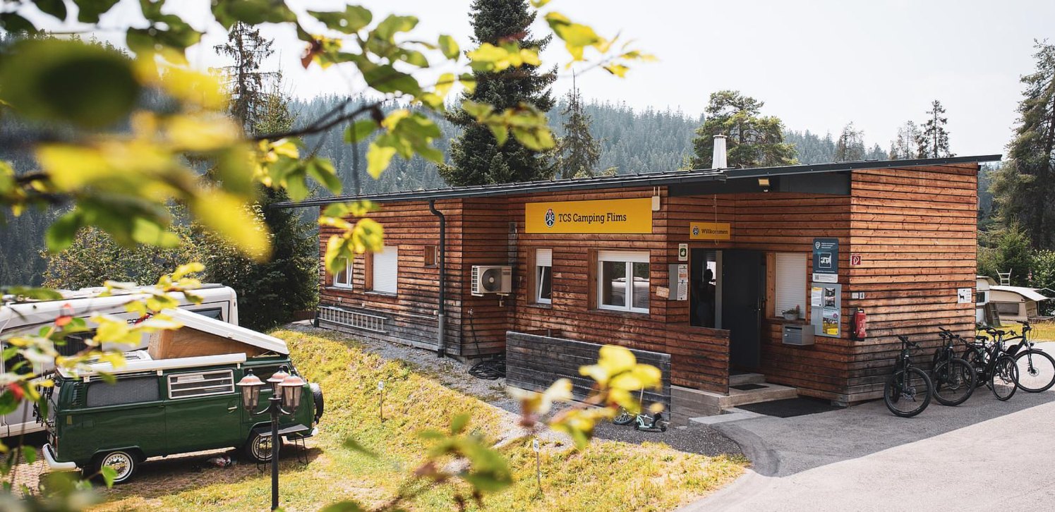 TCS Camping Flims am Rand des Flimser Waldes