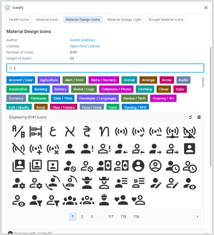 Figma plugin Iconify