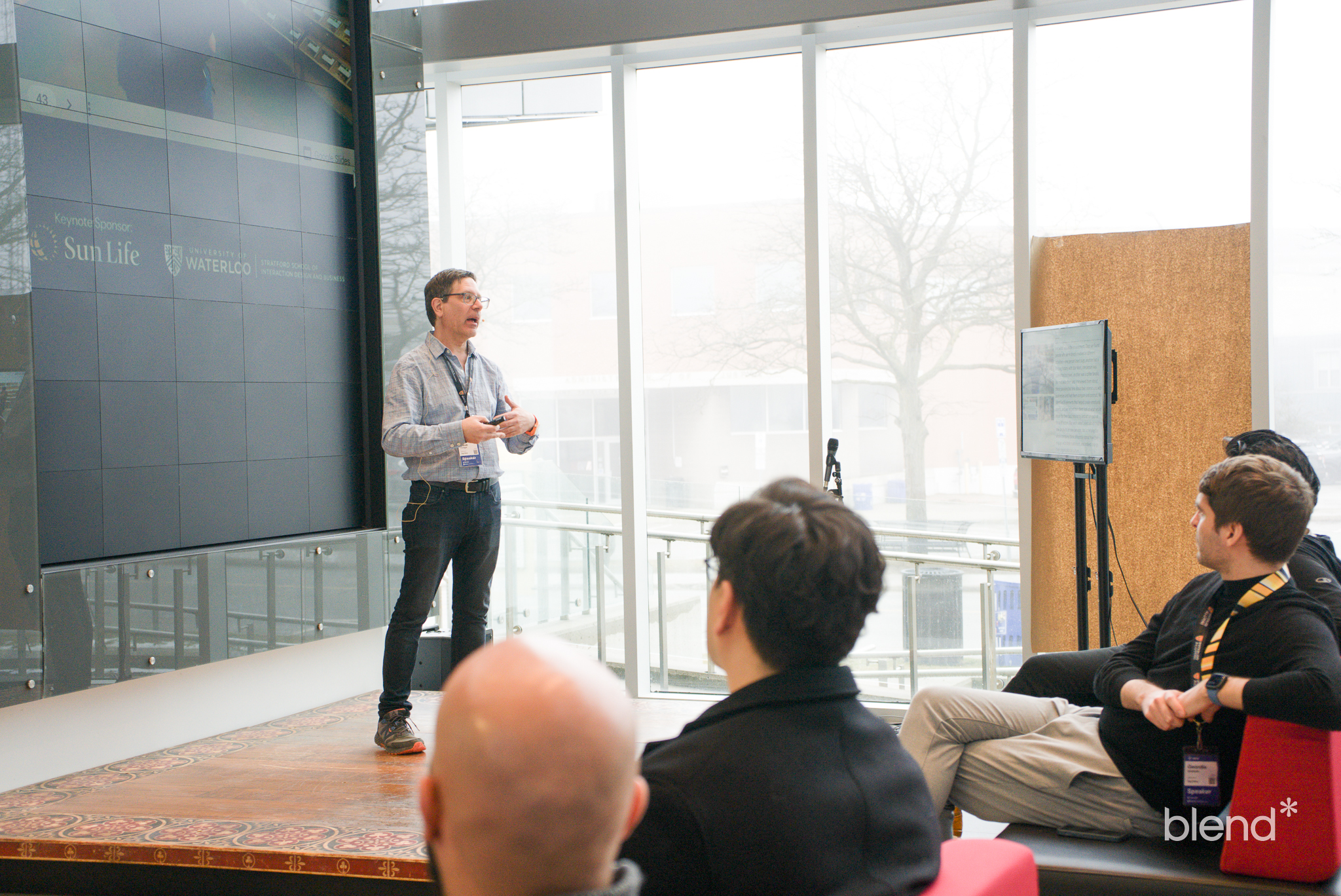 BLEND 2024 speaker presenting to attendees