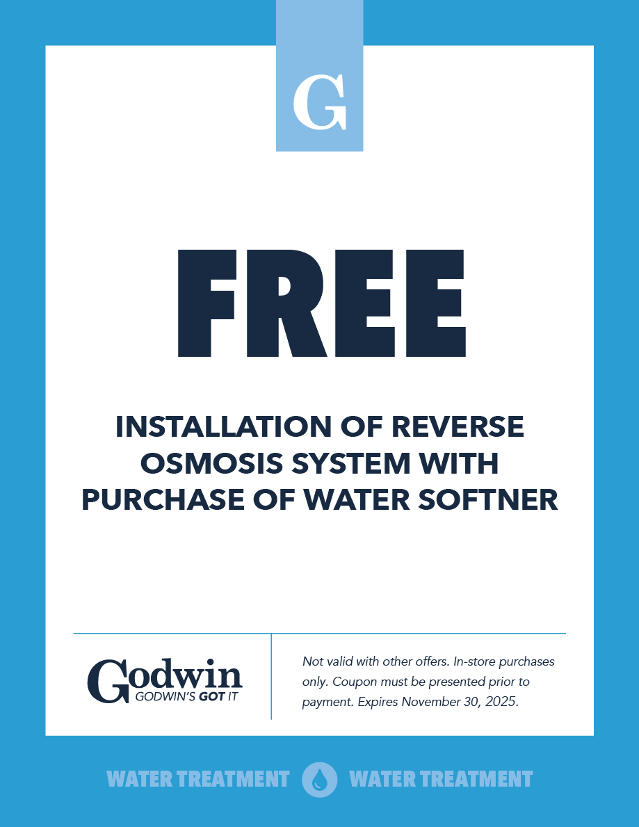 Free Installation Of Reverse Osmosis System With Purchase Of Water Softner 