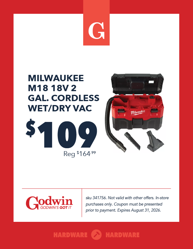 Coupon forMilwaukee Cordless Wet/Dry Vac