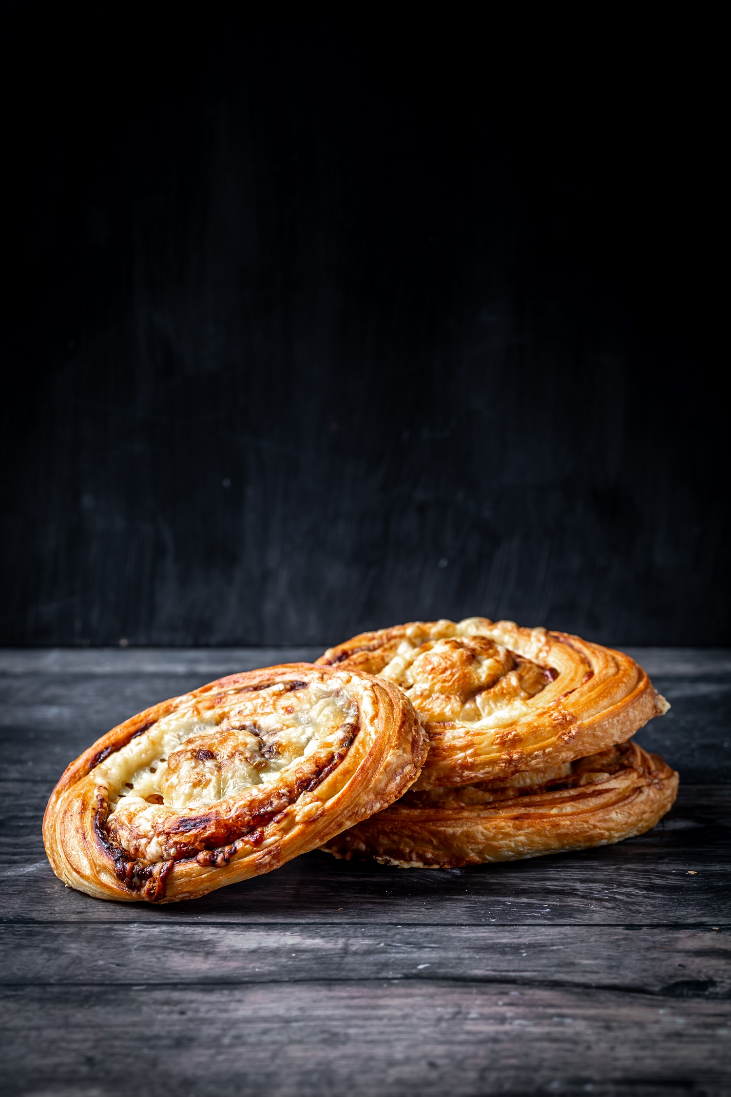 A cheese and pesto twist