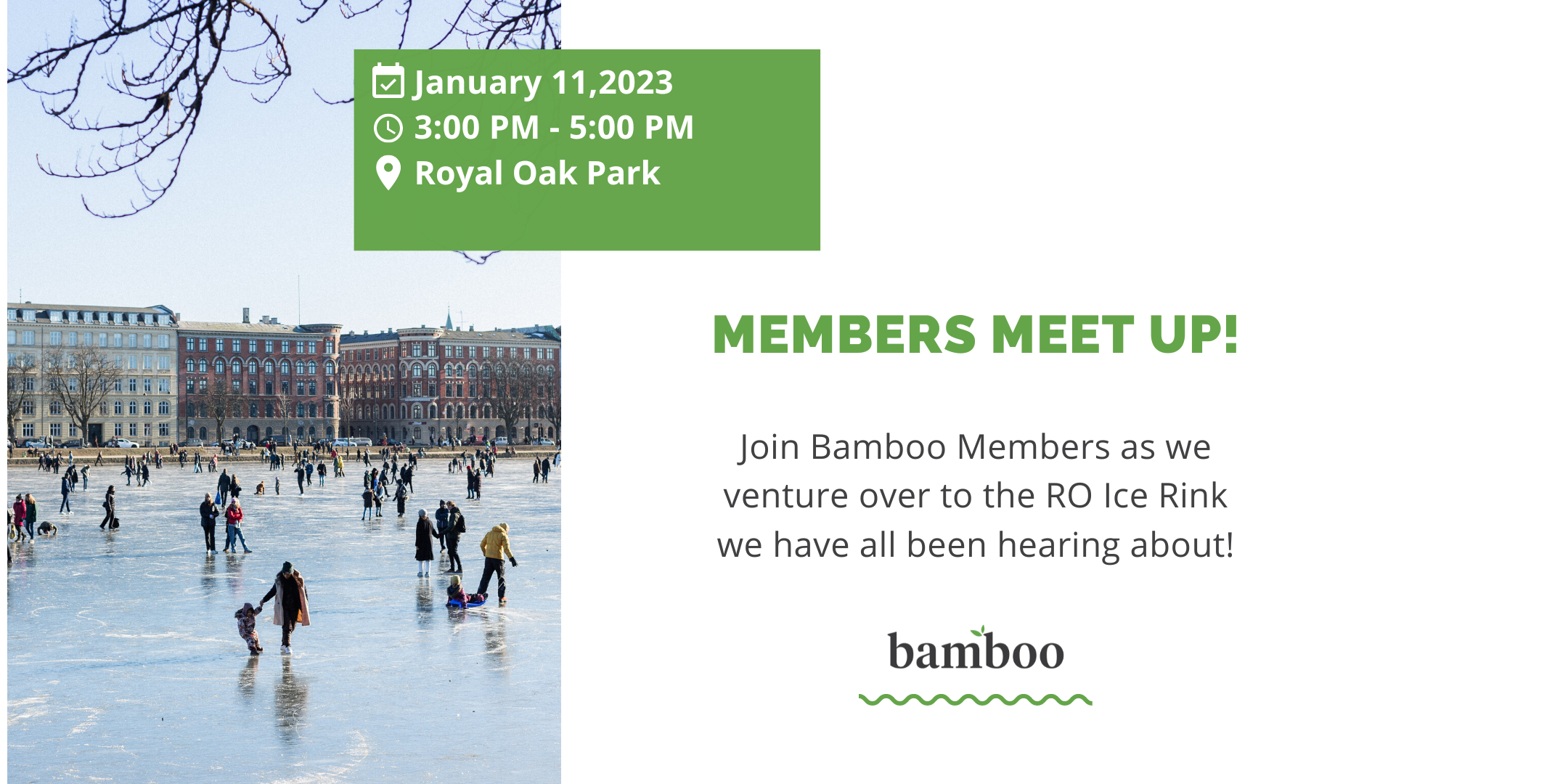 Ice Skating Event Flyer