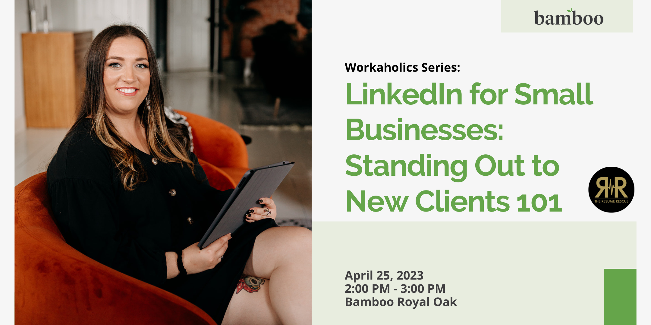 Workaholics Series: LinkedIn for Small Businesses Flyer