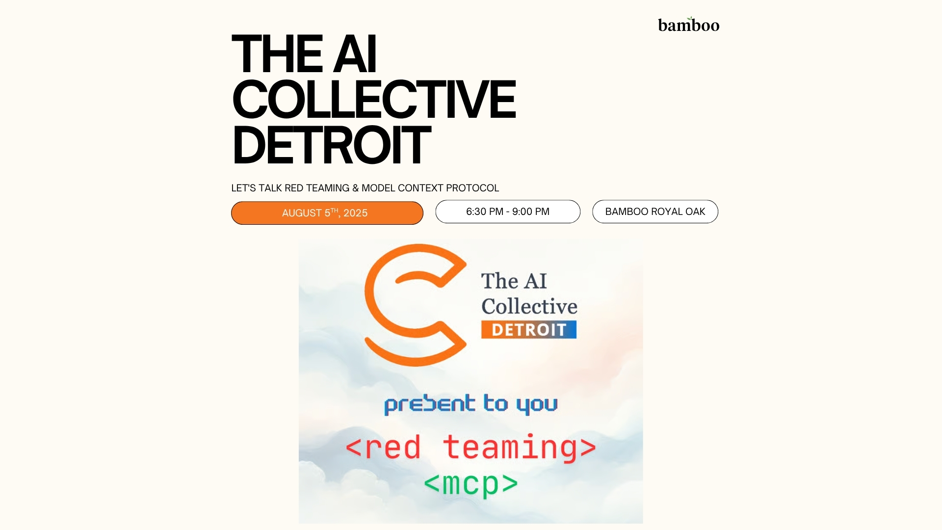 🧠 The AI Collective Detroit | Let's Talk Red Teaming & Model Context Protocol 🔒