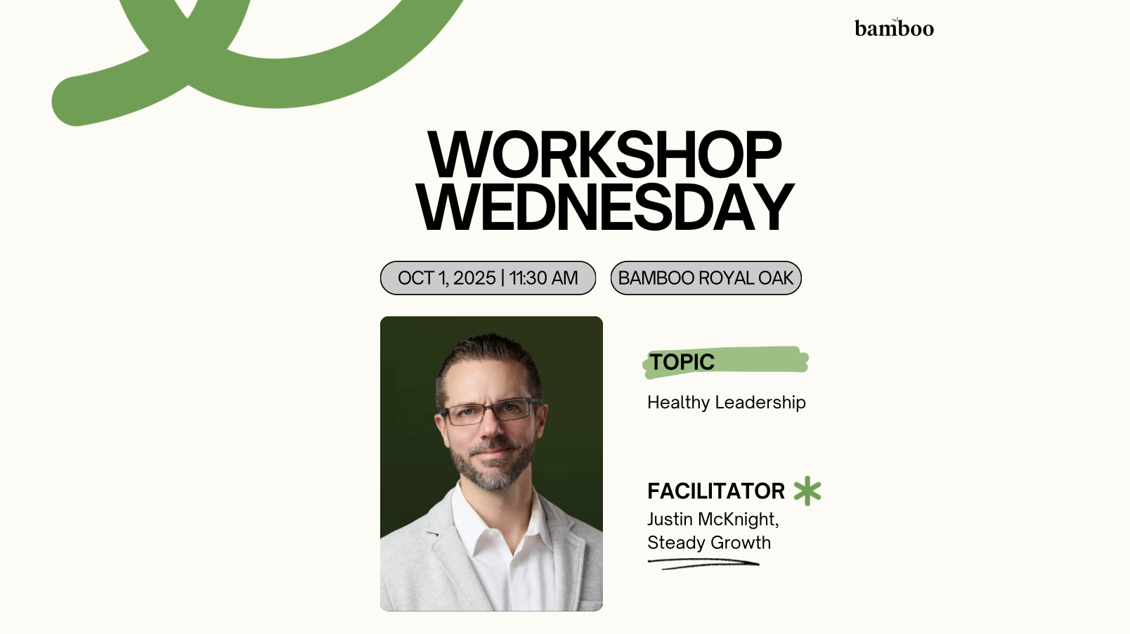 Workshop Wednesday flier