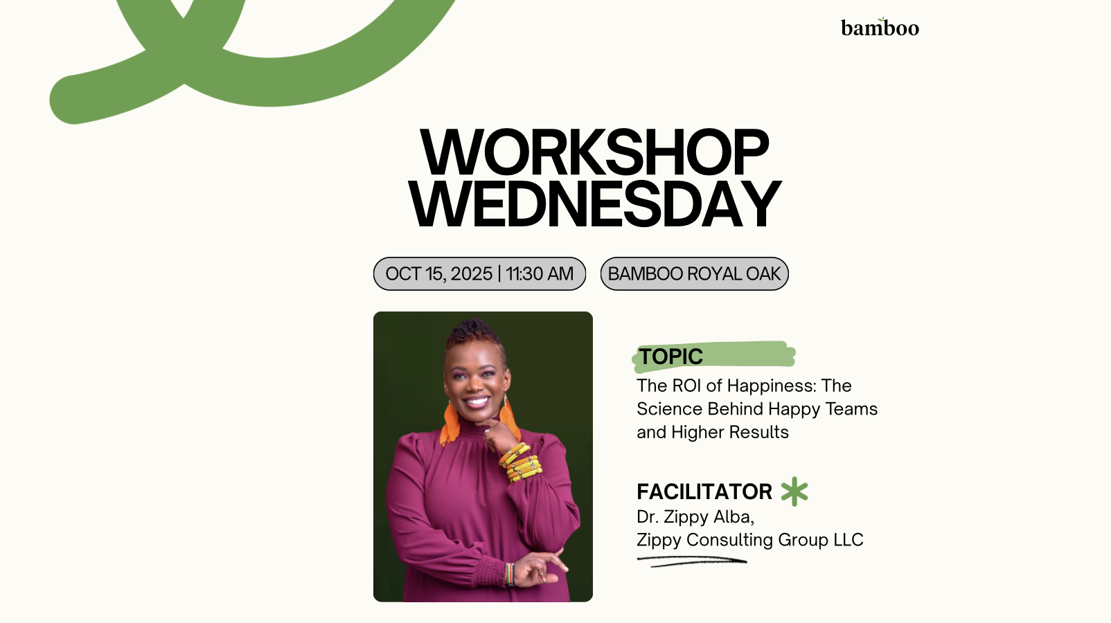Workshop Wednesday flier