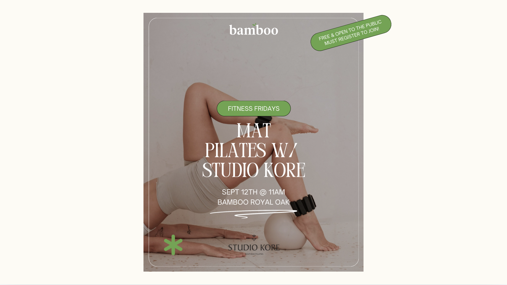 mat pilates class
