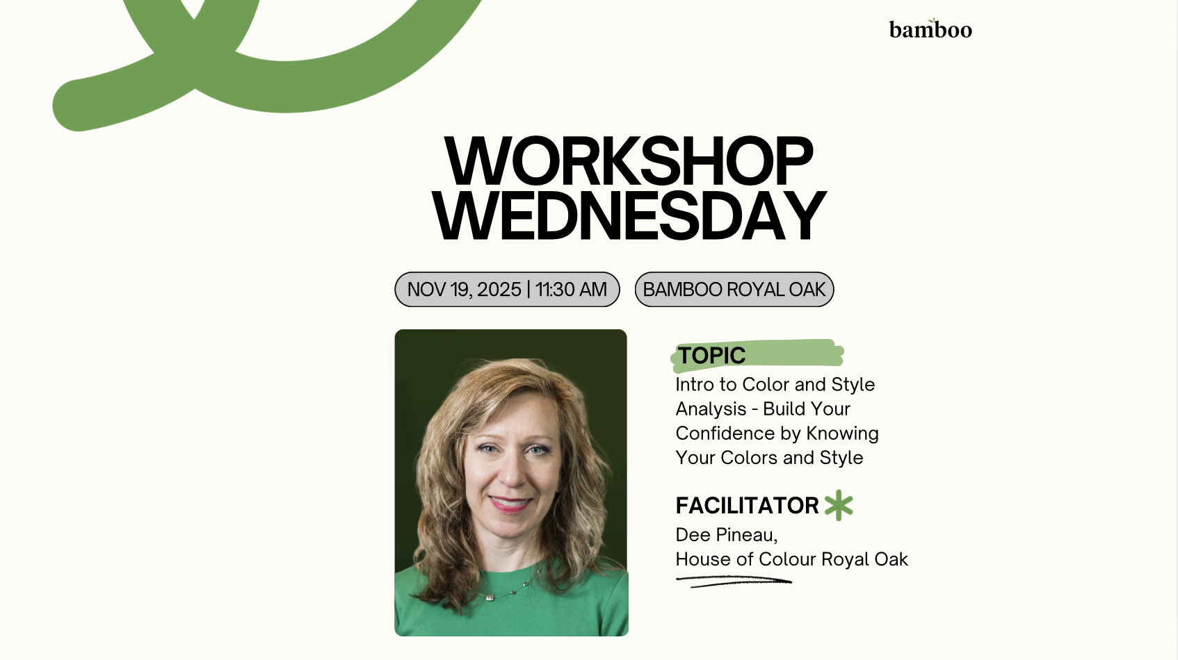 Workshop Wednesday flier