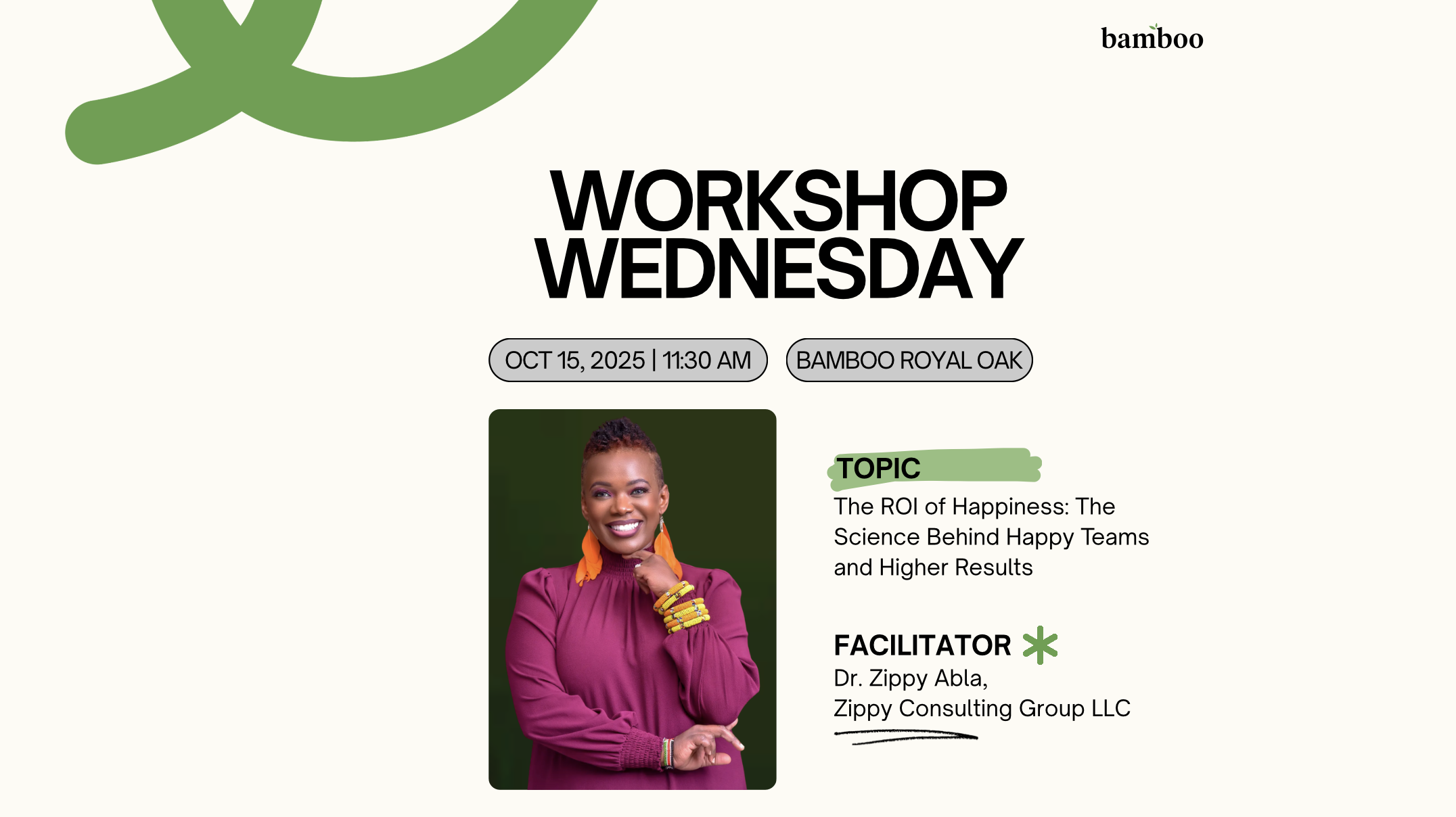 Workshop Wednesday flier