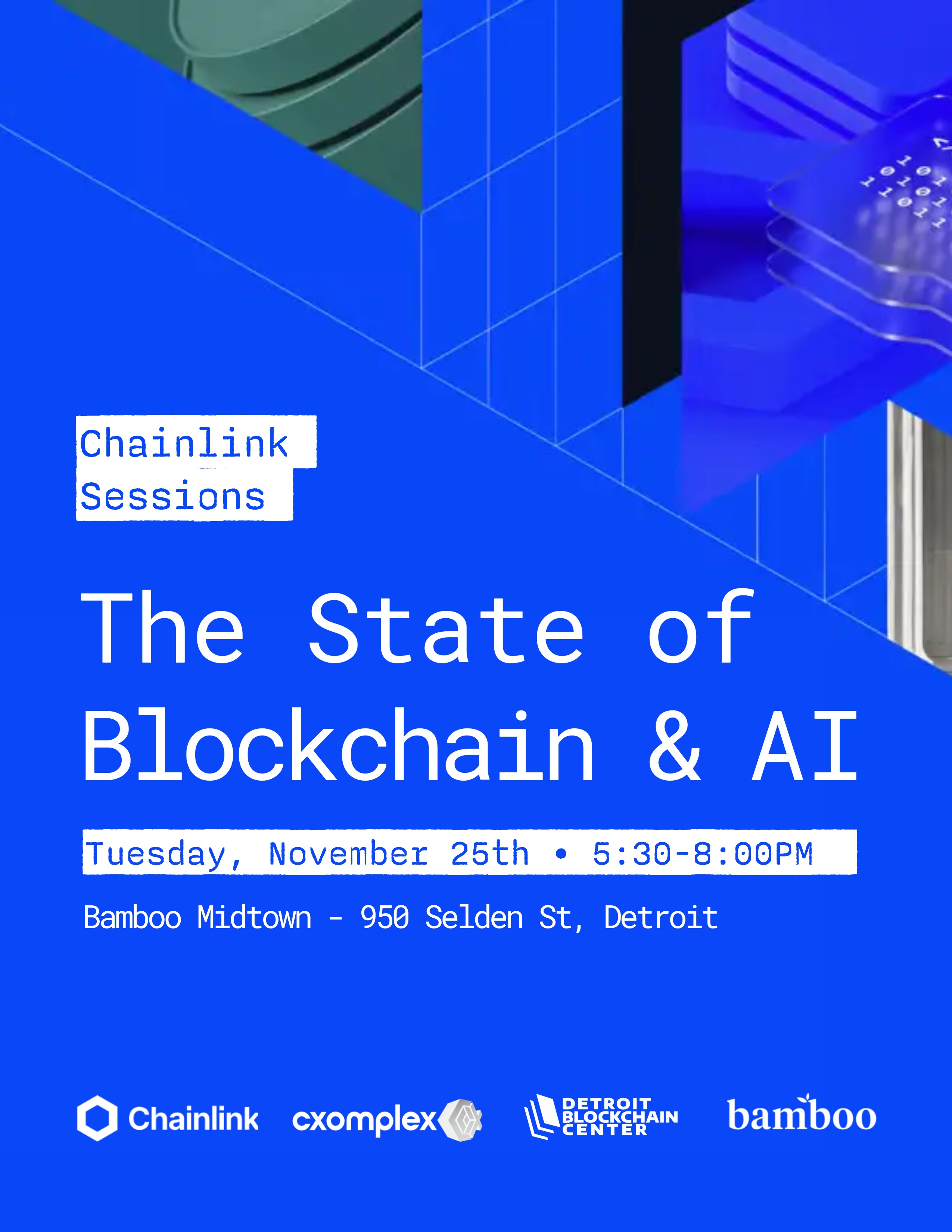 ​Kick off the holiday week with a high-energy meetup where we merge the best of Blockchain's trust with the power of AI. 