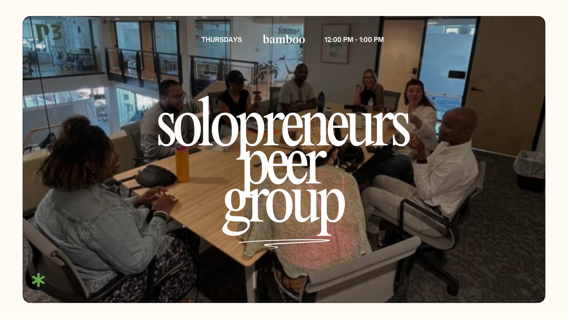 Solopreneur Peer Group Flyer